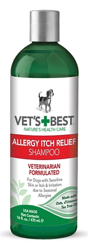 Vets best allergy itch relief shampoo