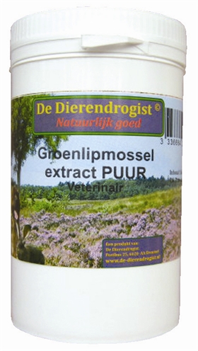 Dierendrogist groenlipmossel extract veterinair