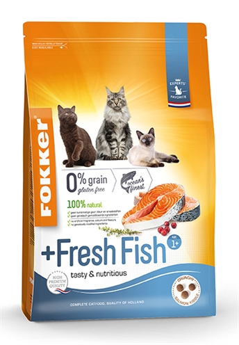 Fokker kat +fresh fish