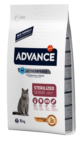 Advance cat sterilized sensitive senior 10+