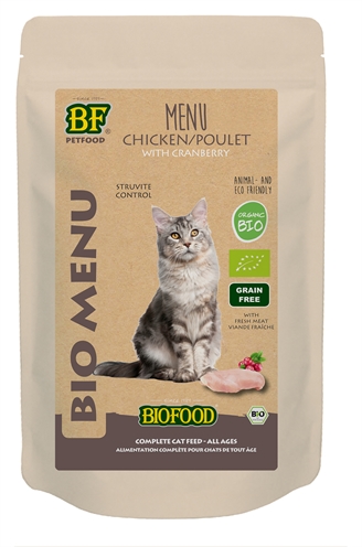 Biofood organic kat kip menu pouch