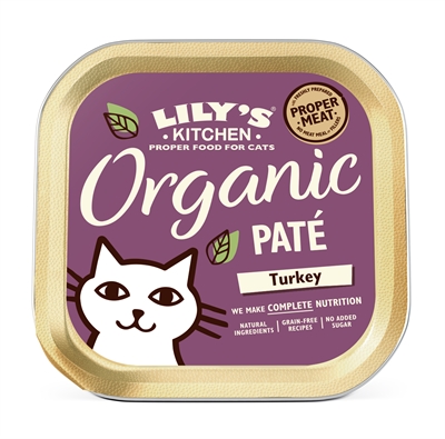 Lily’s kitchen cat organic turkey dinner