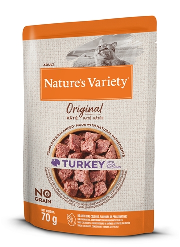 Natures variety original pouch turkey