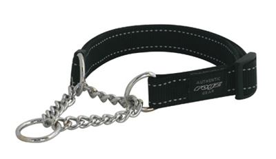 Rogz for dogs lumberjack choker zwart