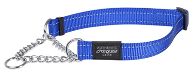 Rogz for dogs fanbelt choker blauw