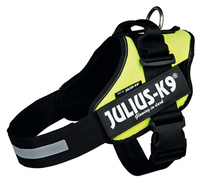 Julius k9 idc harnas / tuig neon groen