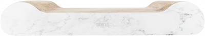 Tapis de grattage Trixie XXL – carton impression marbre – gris clair
