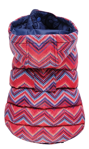 Croci hondenjas tweezijdig colorado rood /blauw