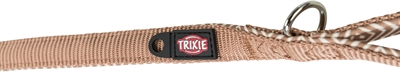 Trixie hondenriem boho ruiten premium met neopreen karamel