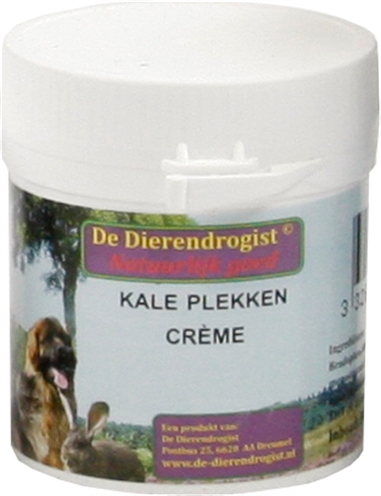 Dierendrogist kale plekken creme