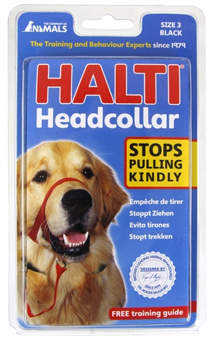 Halti headcollar zwart