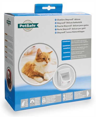 Petsafe kattenluik tot 7 kg magnetisch slot wit