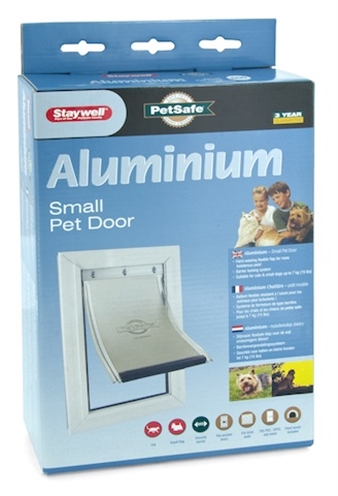 Petsafe kattenluik tot 7 kg aluminium wit