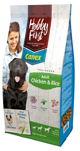 Hobbyfirst canex adult chicken & rice