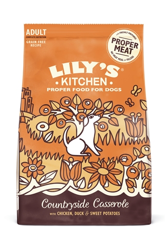 Lily’s kitchen dog adult chicken duck countryside casserole