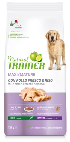 Natural trainer dog senior maxi chicken
