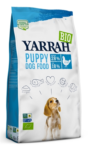 Yarrah dog biologische brokken puppy kip