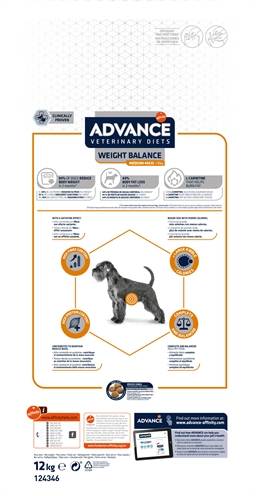 Advance veterinary diet dog weight balance