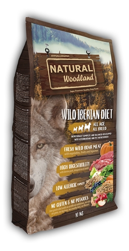 Natural woodland wild iberian diet