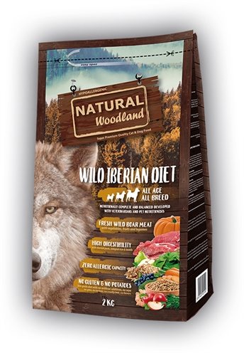 Natural woodland wild iberian diet